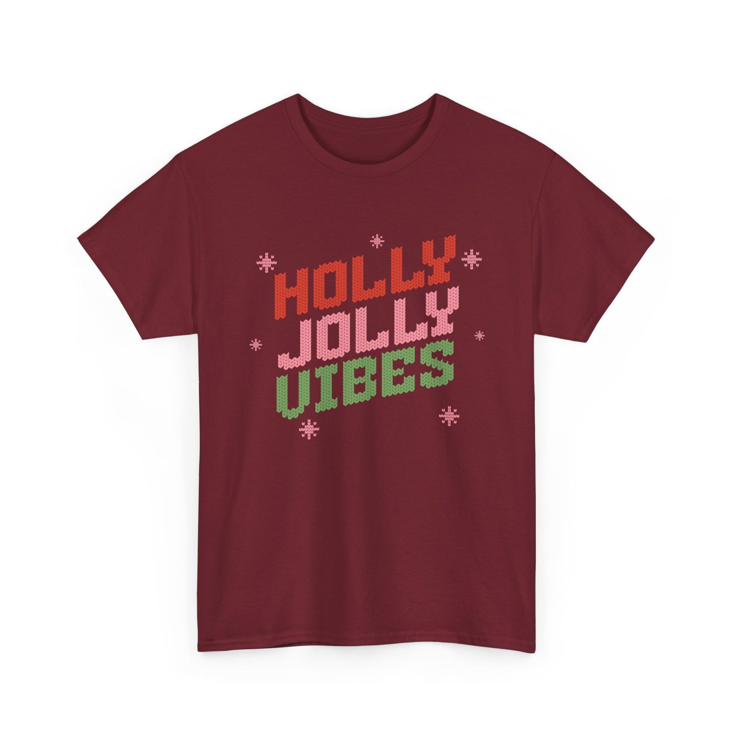 Holly Jolly Vibes Unisex Heavy Cotton Tee