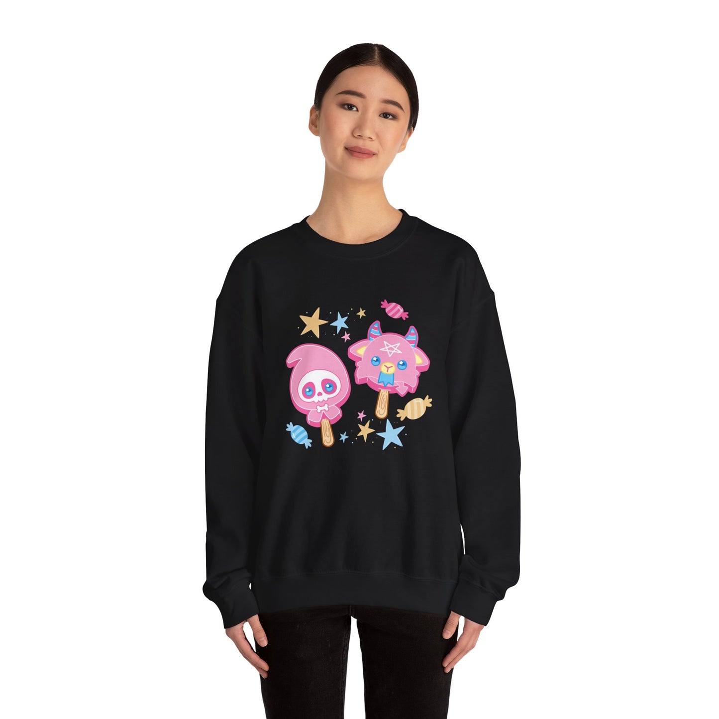 Halloween Treats Pastel Unisex Heavy Blend™ Crewneck Sweatshirt