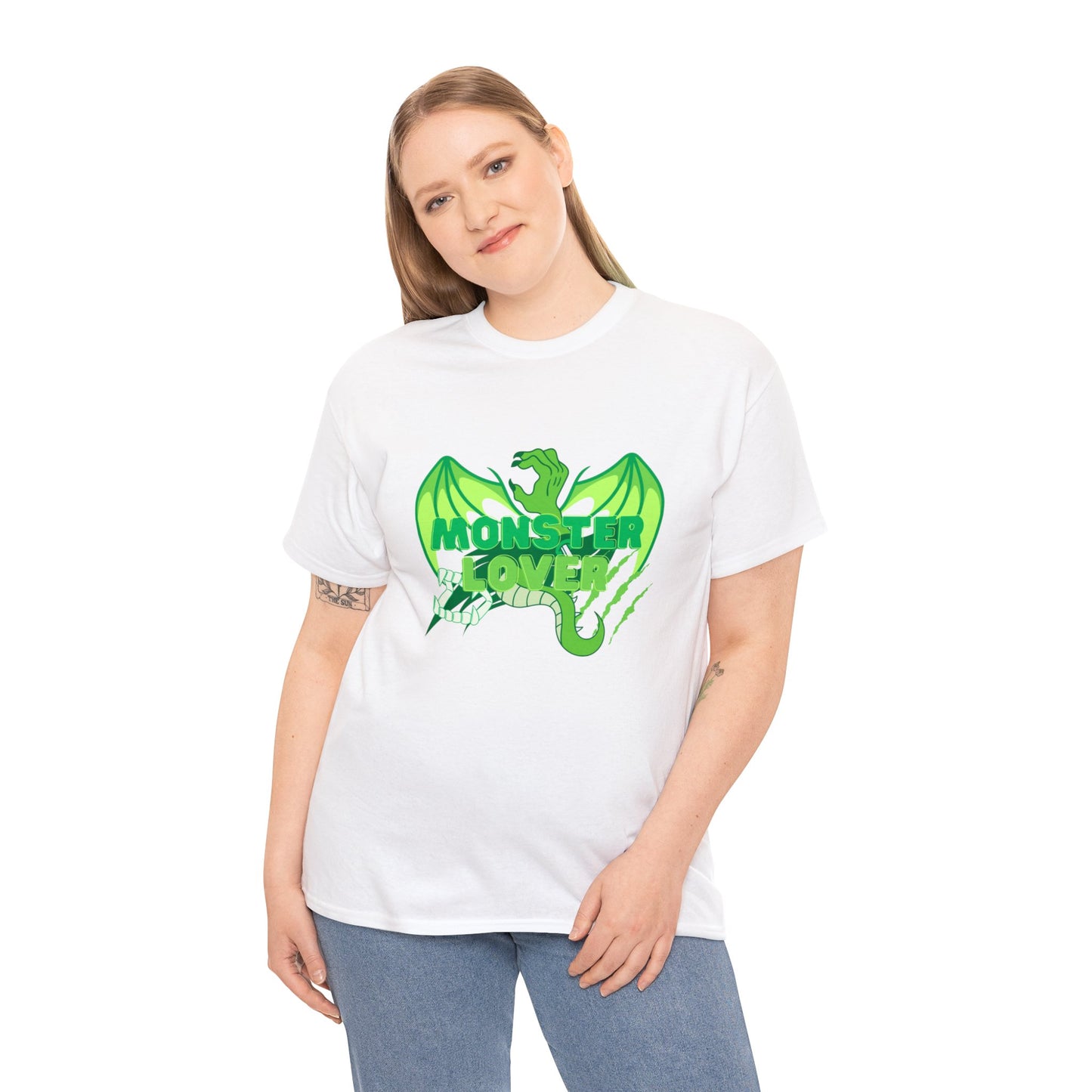 Lucky Green Monster Lover SE Unisex Heavy Cotton Tee