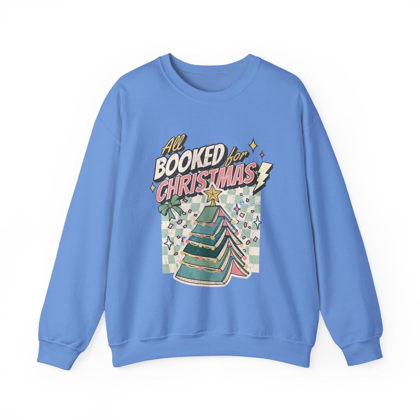 All Booked for Christmas Unisex Heavy Blend™ Crewneck Sweatshirt