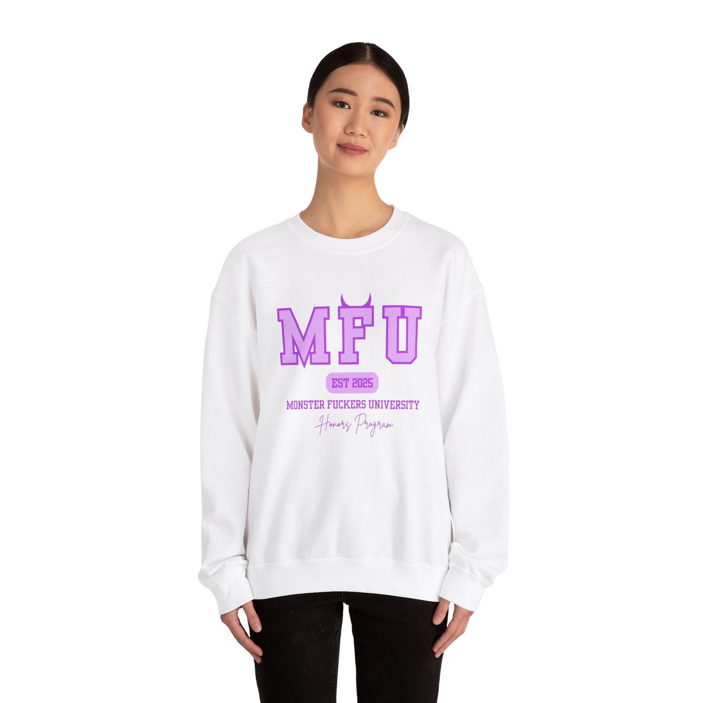 MFU Purple Unisex Heavy Blend™ Crewneck Sweatshirt