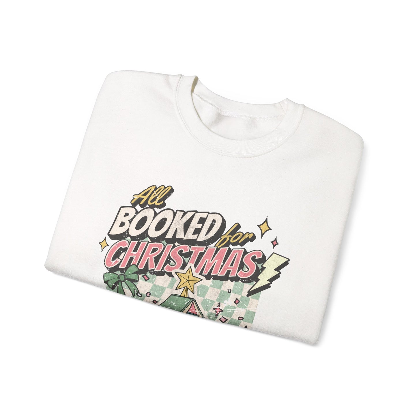 All Booked for Christmas Unisex Heavy Blend™ Crewneck Sweatshirt