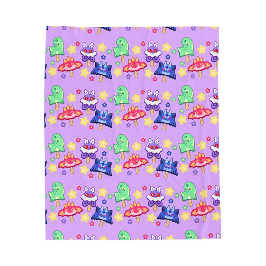 Monster Treats 2 Velveteen Plush Blanket