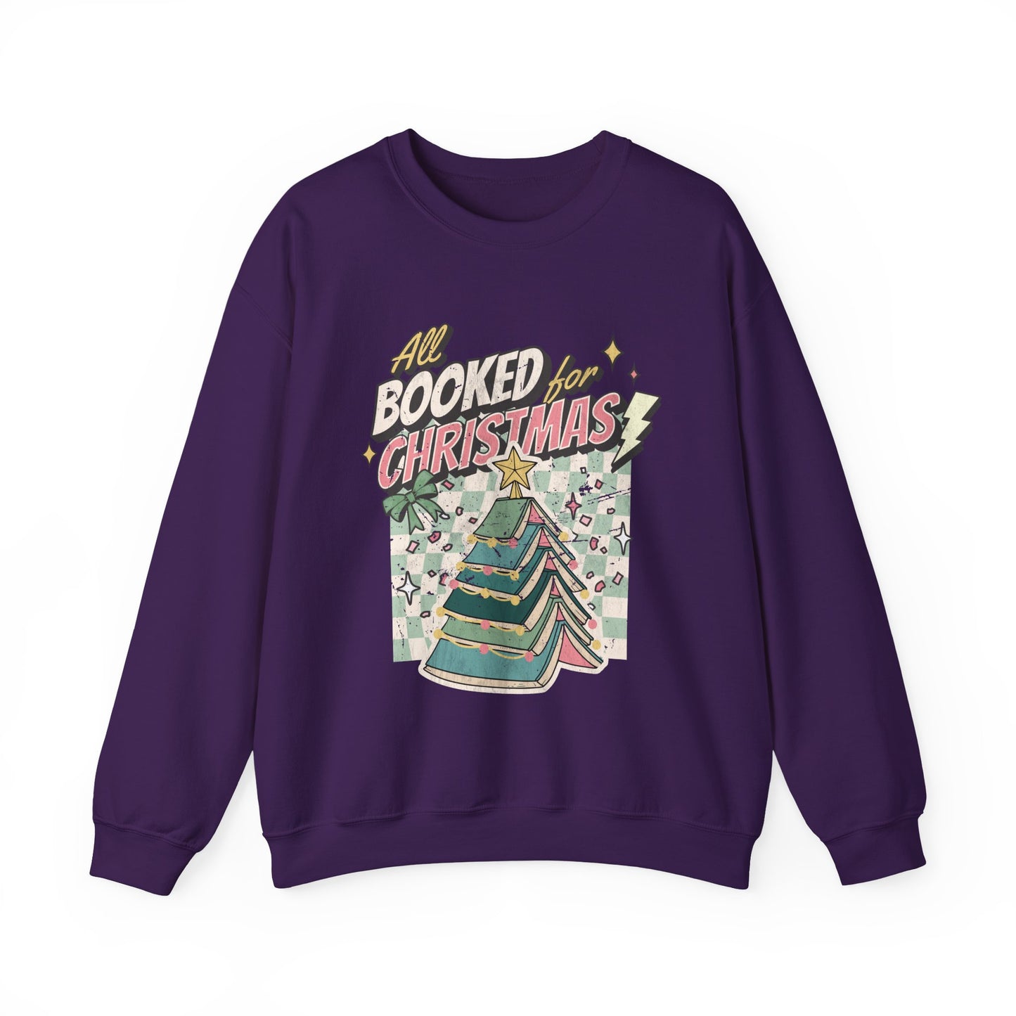 All Booked for Christmas Unisex Heavy Blend™ Crewneck Sweatshirt