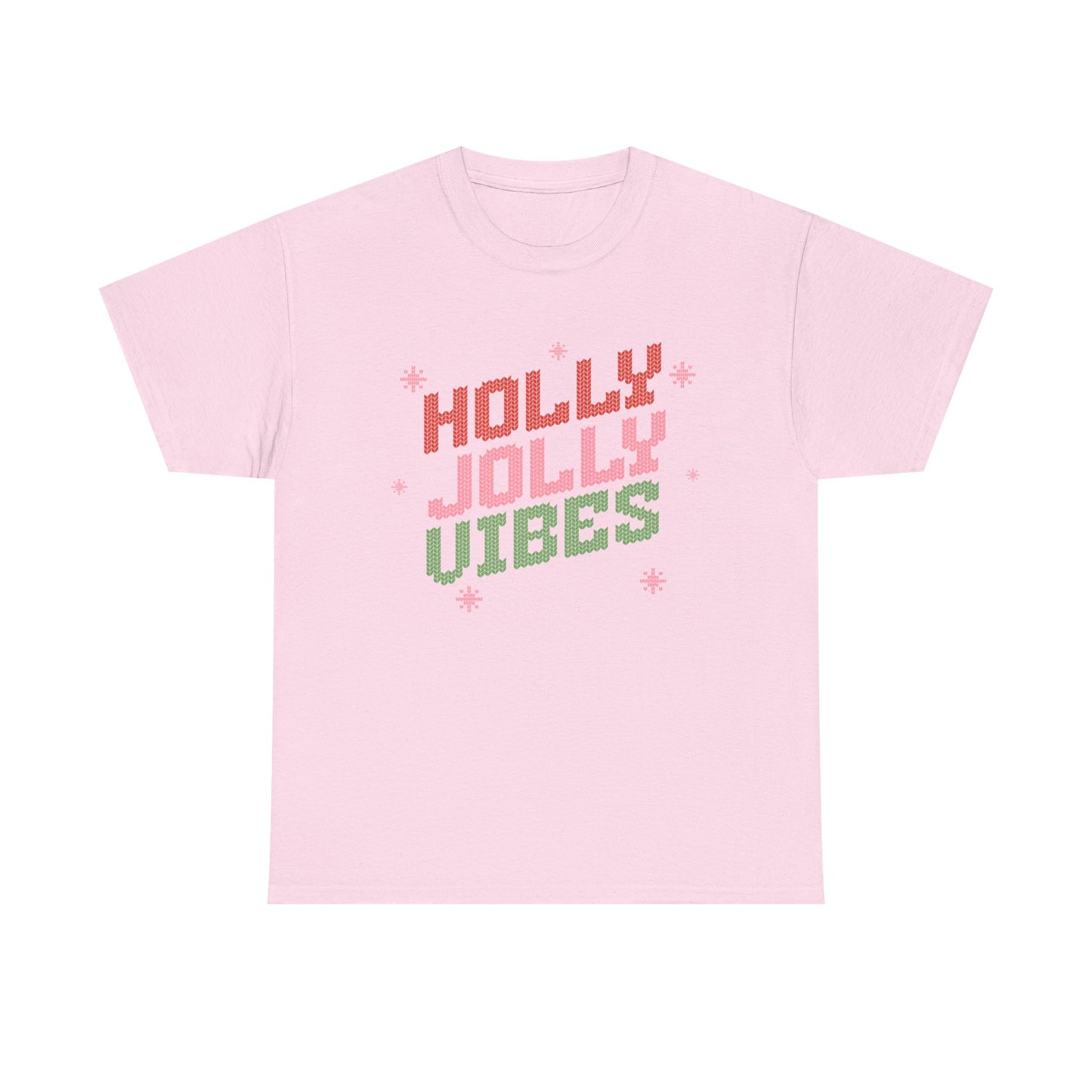 Holly Jolly Vibes Unisex Heavy Cotton Tee