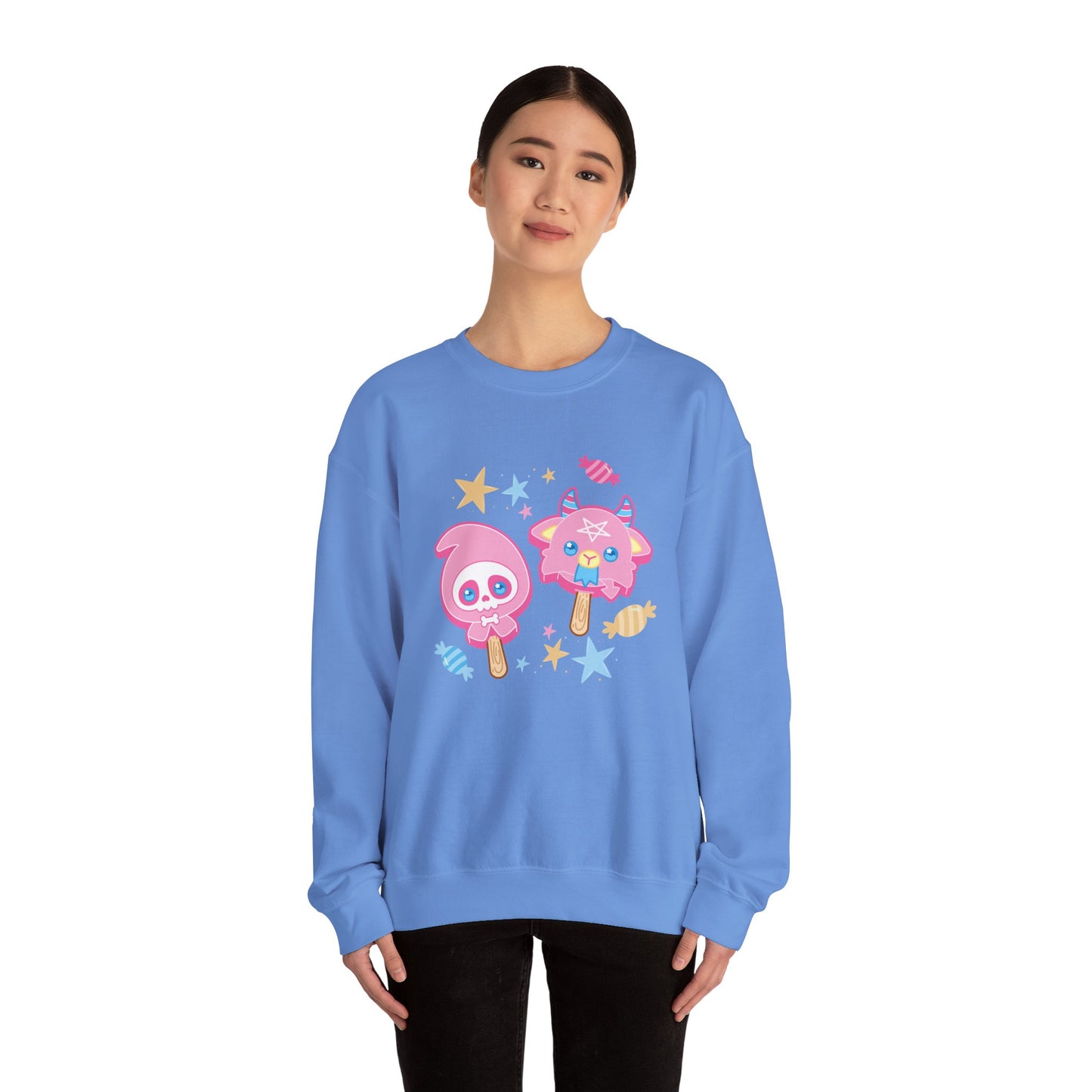 Halloween Treats Pastel Unisex Heavy Blend™ Crewneck Sweatshirt