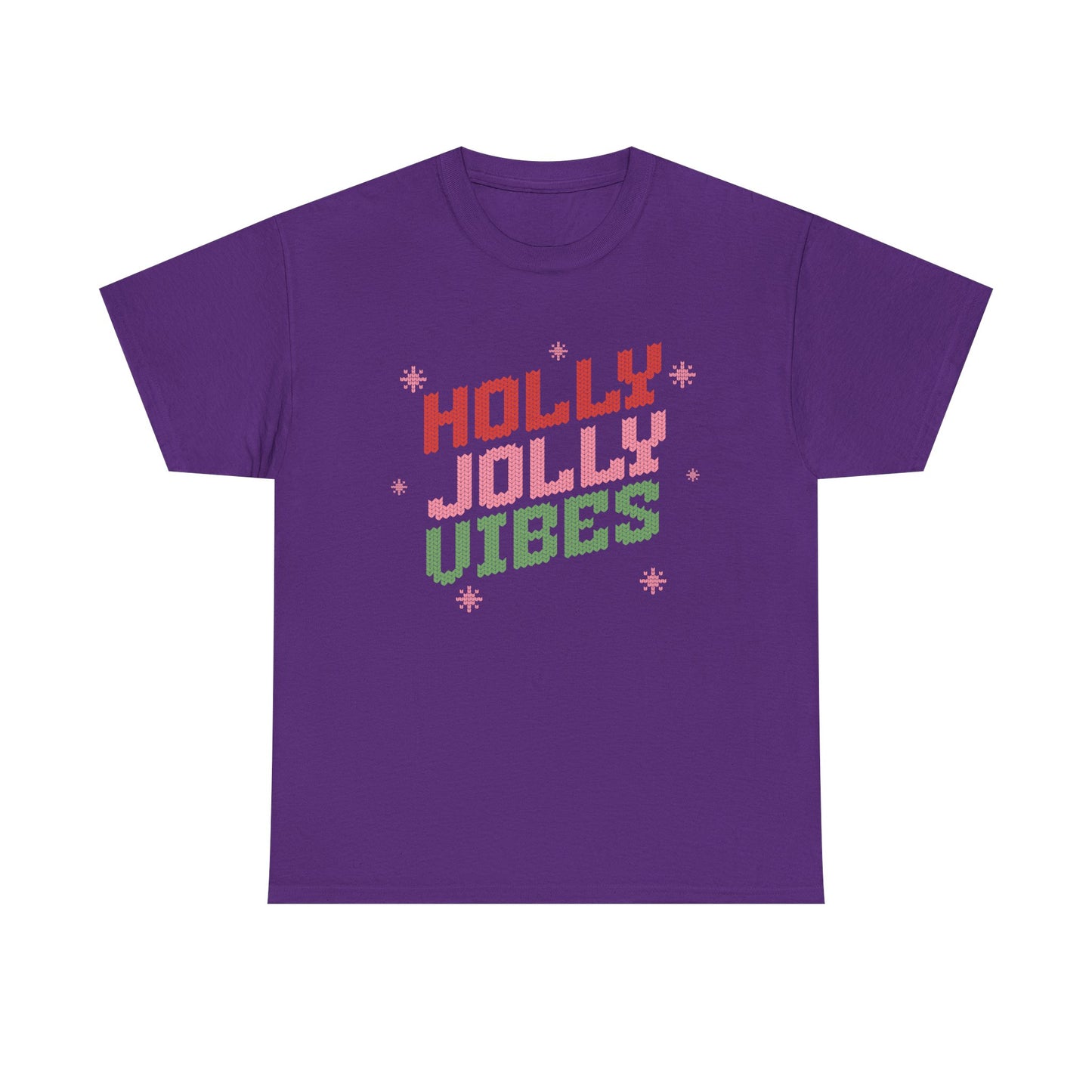 Holly Jolly Vibes Unisex Heavy Cotton Tee
