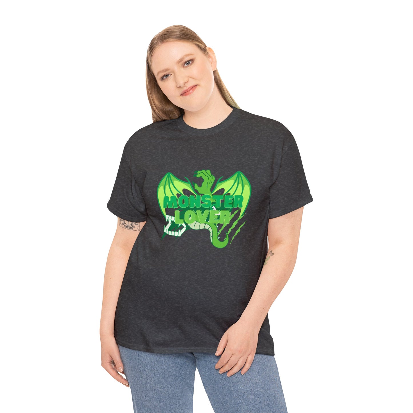 Lucky Green Monster Lover SE Unisex Heavy Cotton Tee