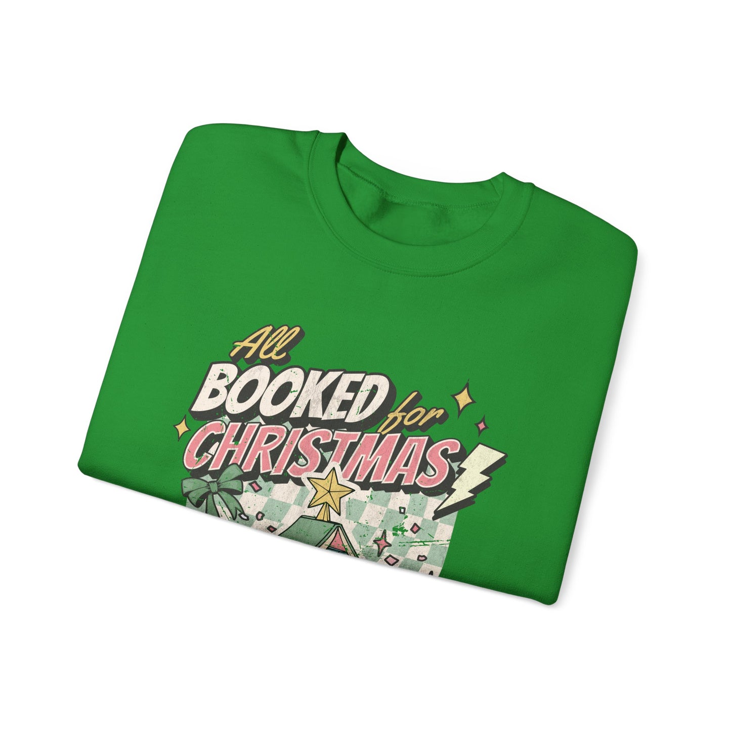 All Booked for Christmas Unisex Heavy Blend™ Crewneck Sweatshirt