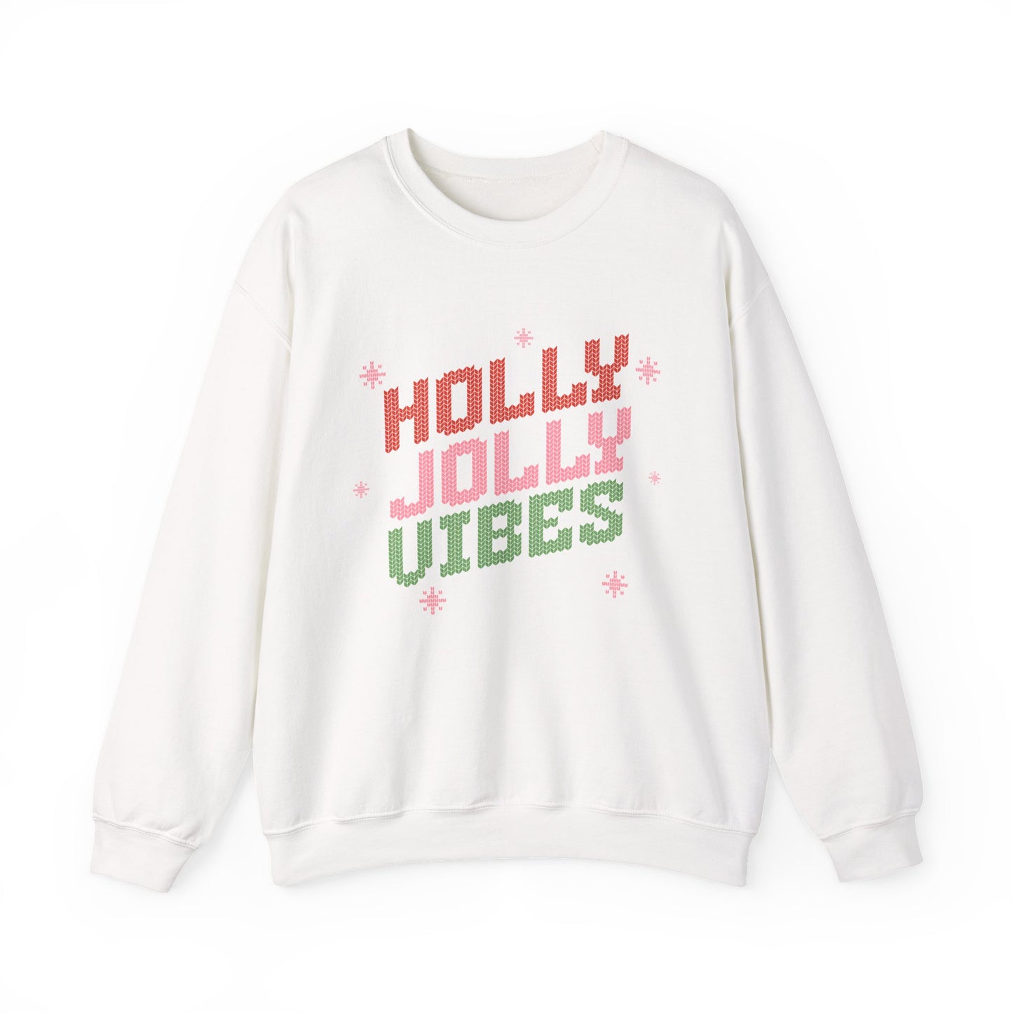 Holly Jolly Vibes Unisex Heavy Blend™ Crewneck Sweatshirt
