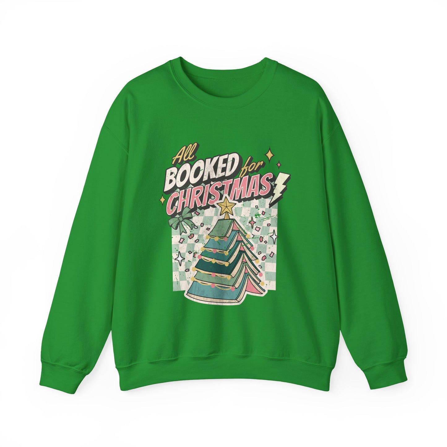 All Booked for Christmas Unisex Heavy Blend™ Crewneck Sweatshirt