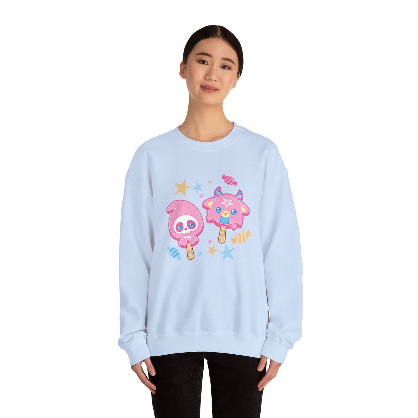 Halloween Treats Pastel Unisex Heavy Blend™ Crewneck Sweatshirt