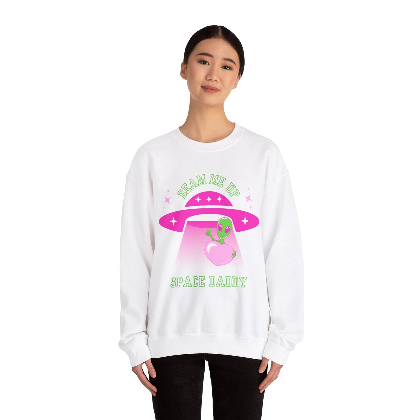 Space Daddy Unisex Heavy Blend™ Crewneck Sweatshirt