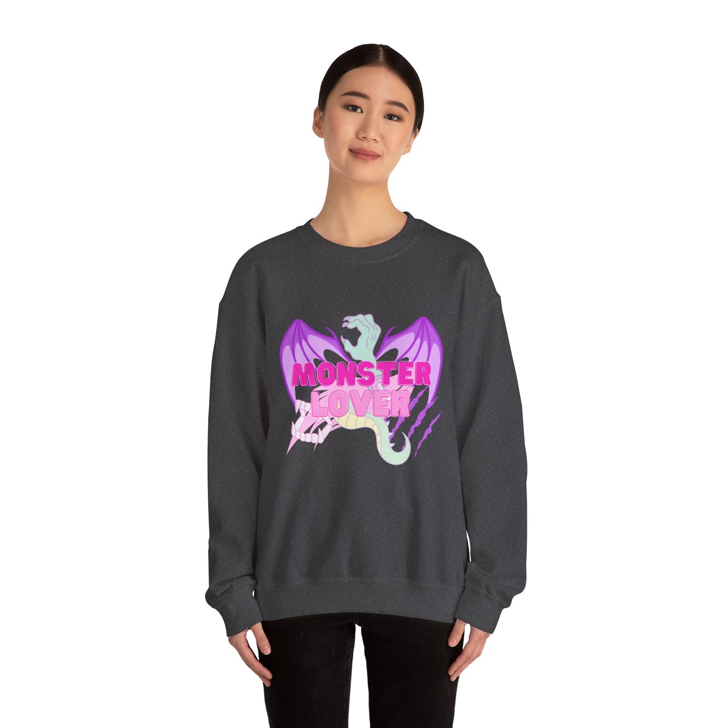 Monster Lover Unisex Heavy Blend™ Crewneck Sweatshirt