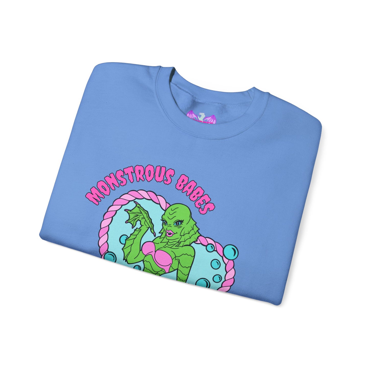 Monstrous Babes Club Lagoona Unisex Heavy Blend™ Crewneck Sweatshirt