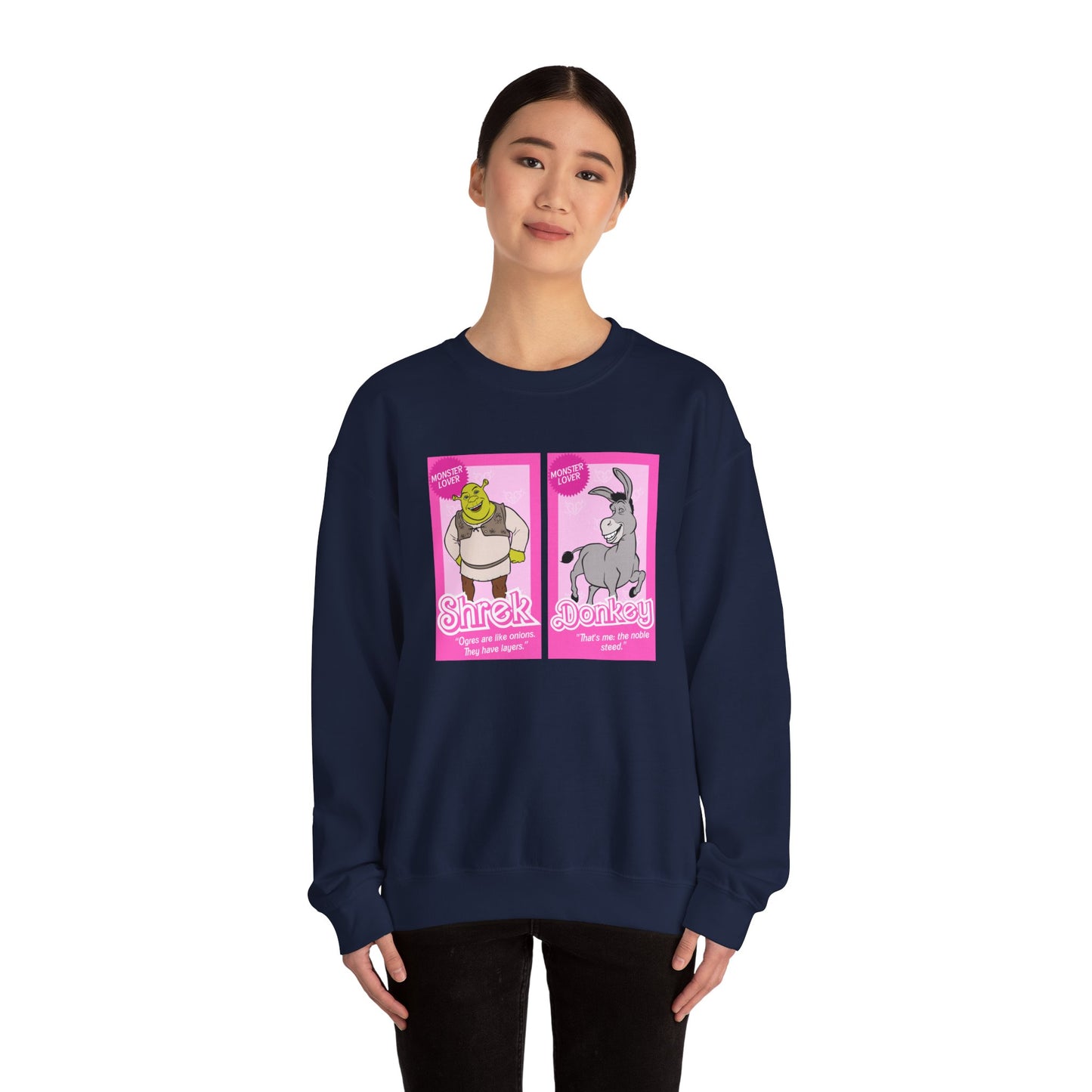 Ogre and Donkey Dolls Unisex Heavy Blend™ Crewneck Sweatshirt
