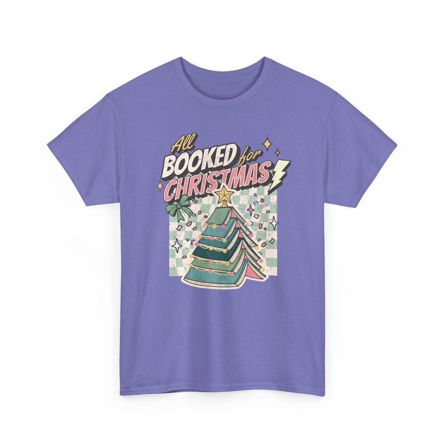 All Booked for Christmas Unisex Heavy Cotton Tee