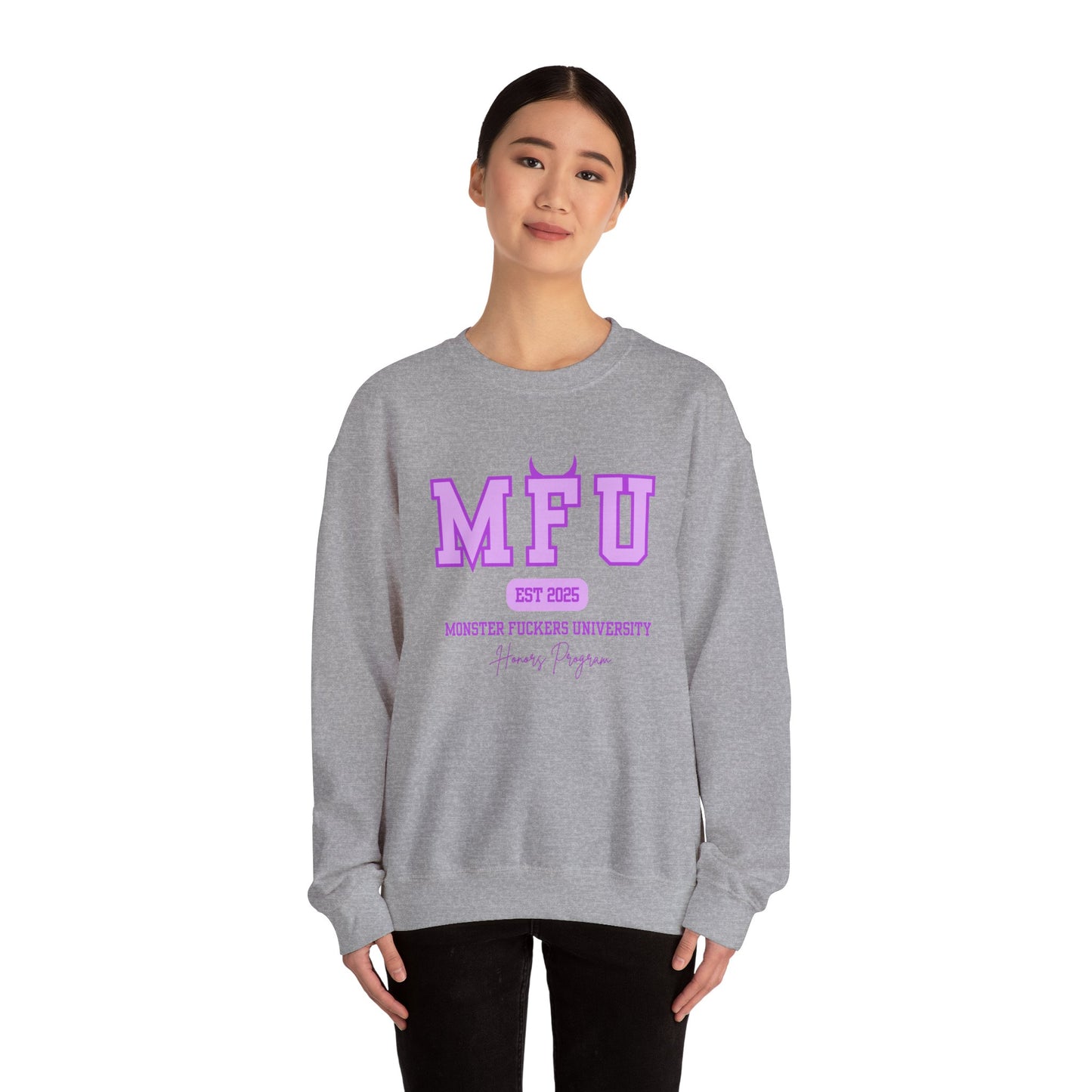 MFU Purple Unisex Heavy Blend™ Crewneck Sweatshirt