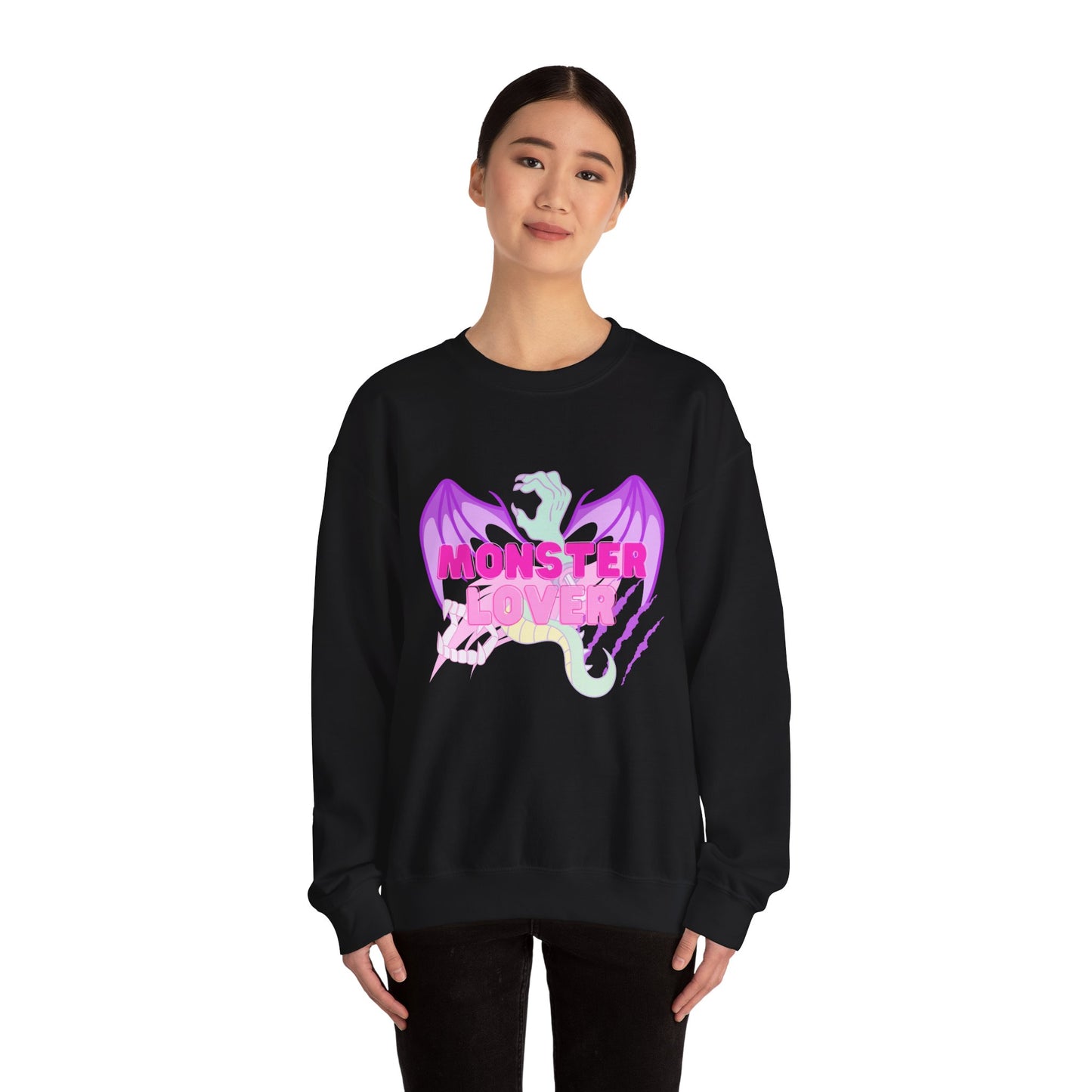 Monster Lover Unisex Heavy Blend™ Crewneck Sweatshirt
