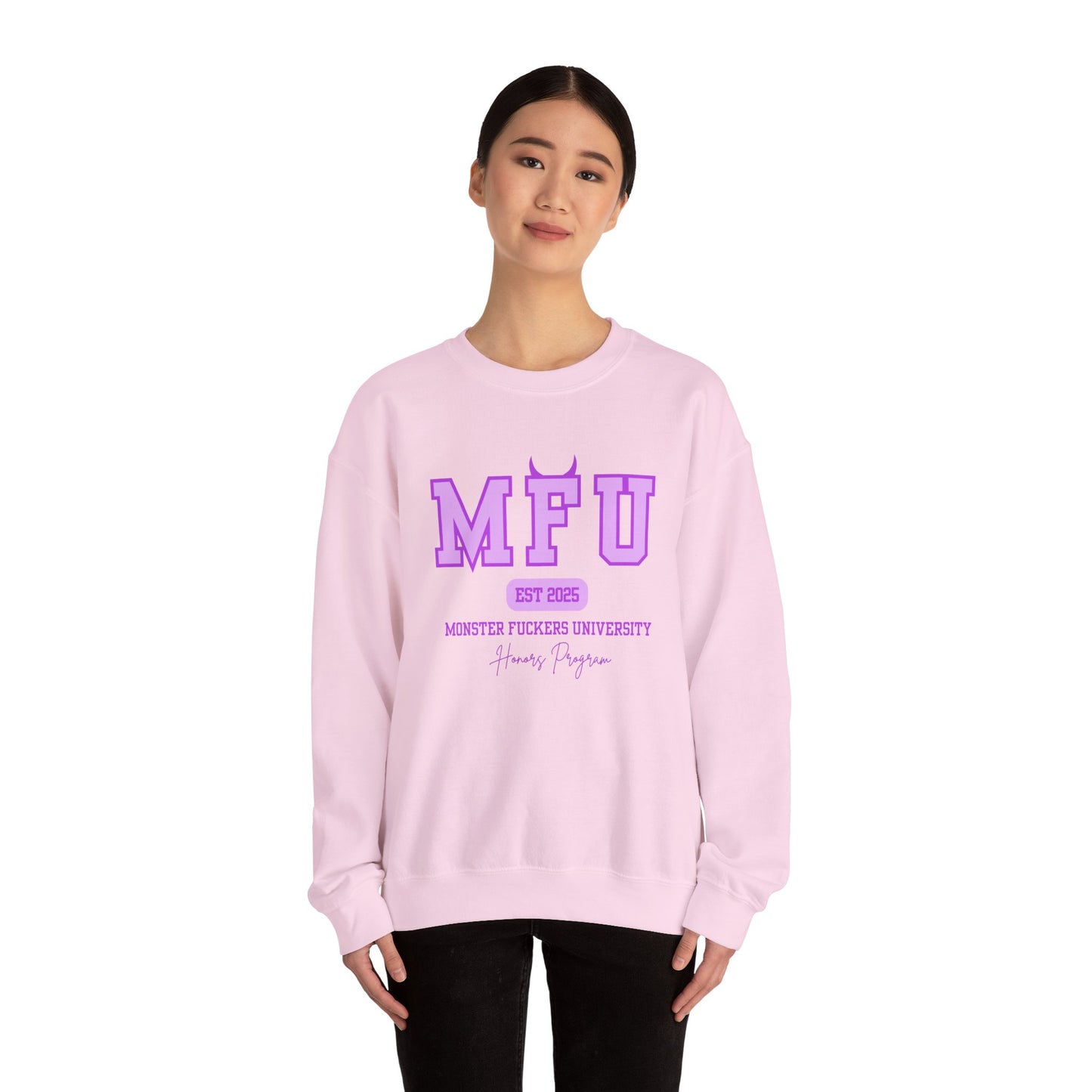 MFU Purple Unisex Heavy Blend™ Crewneck Sweatshirt