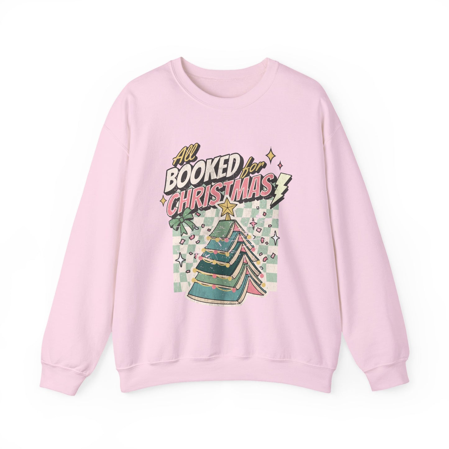 All Booked for Christmas Unisex Heavy Blend™ Crewneck Sweatshirt