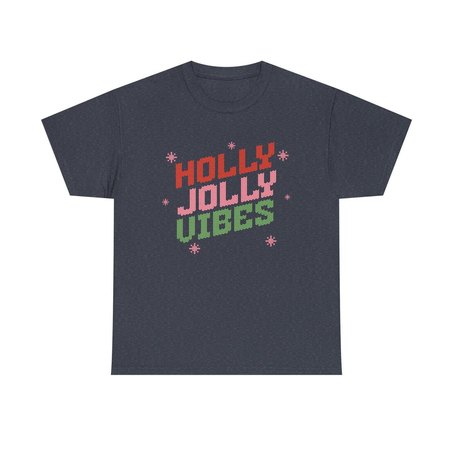 Holly Jolly Vibes Unisex Heavy Cotton Tee