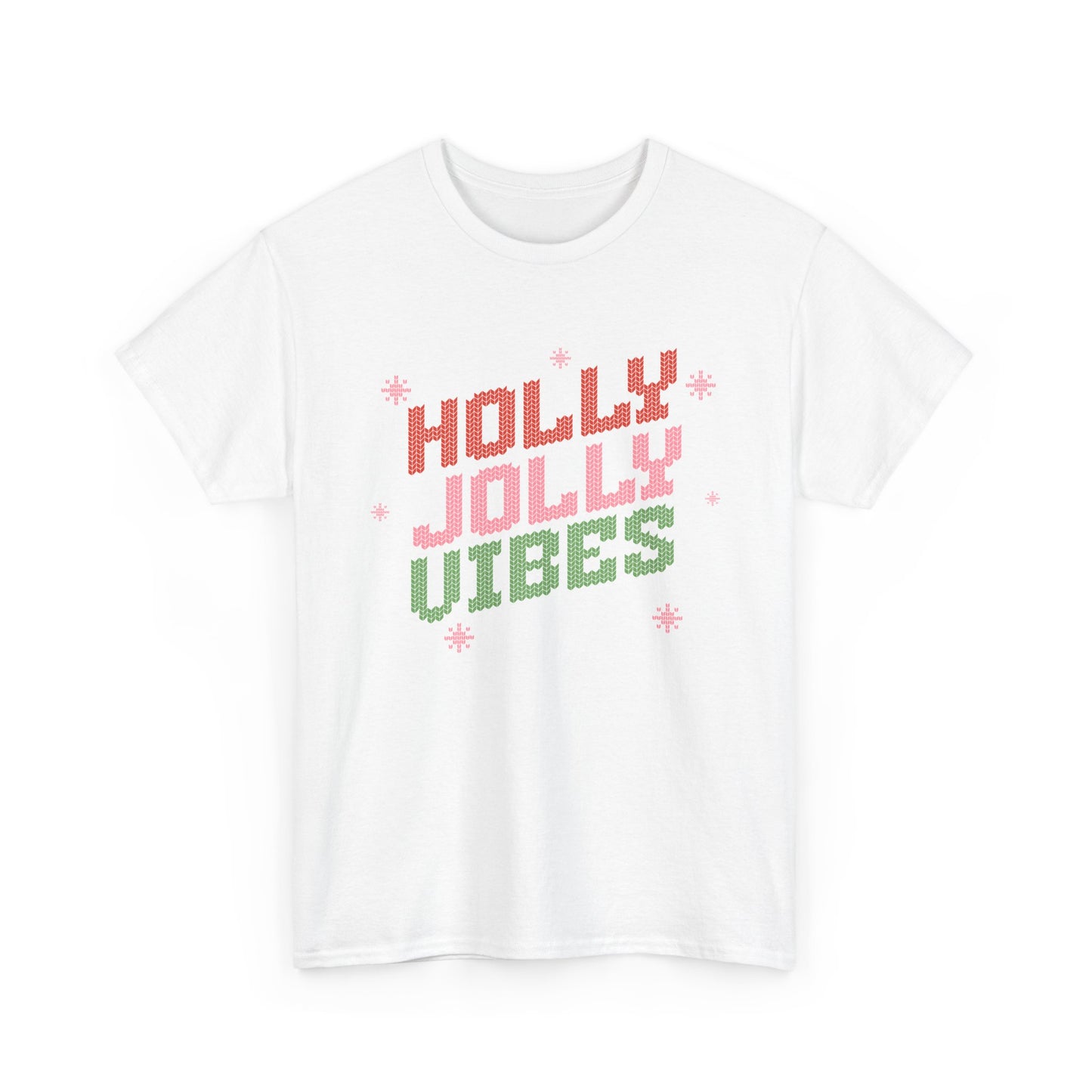 Holly Jolly Vibes Unisex Heavy Cotton Tee