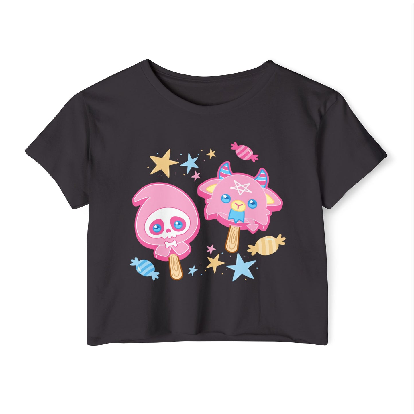 Halloween Treats Pastel Women's Festival Crop Top