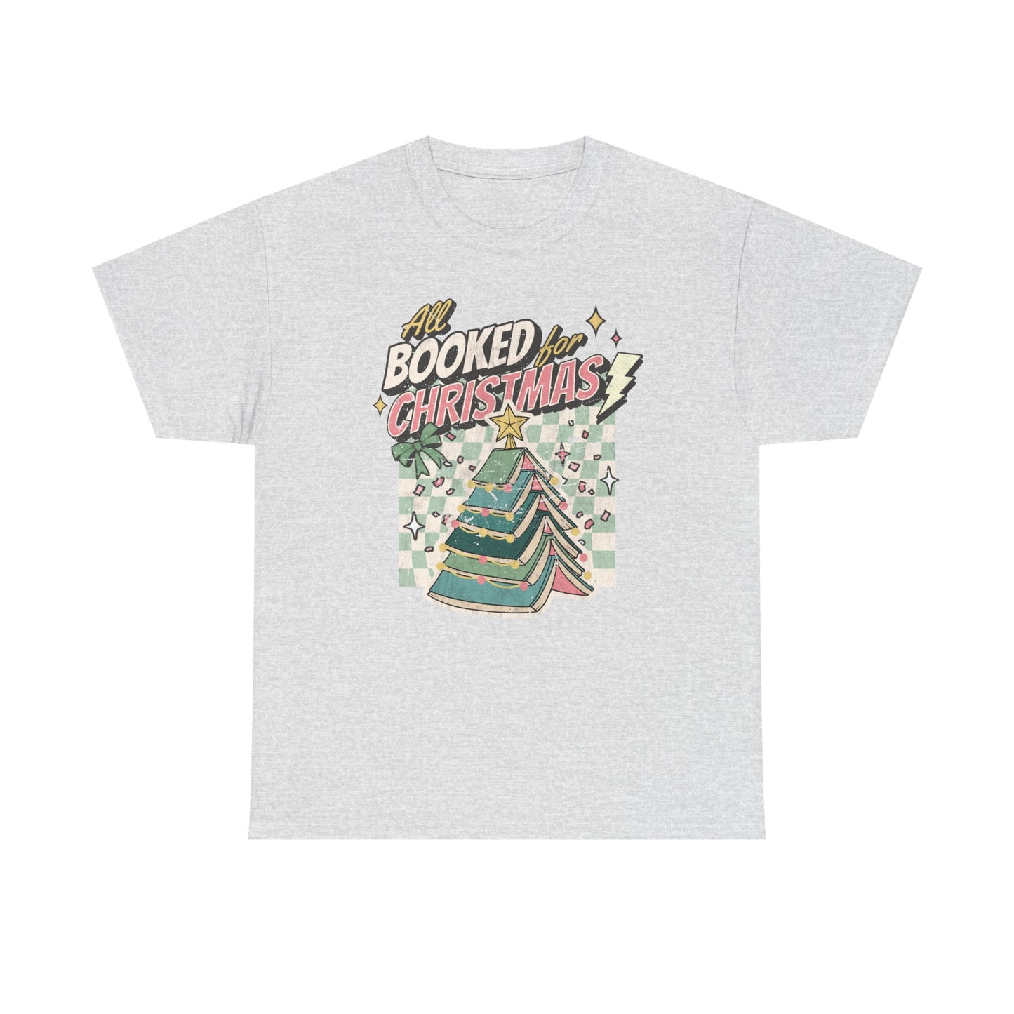 All Booked for Christmas Unisex Heavy Cotton Tee
