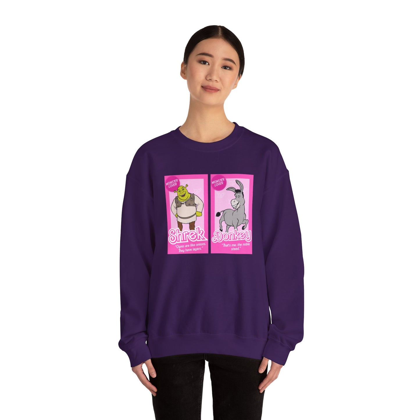 Ogre and Donkey Dolls Unisex Heavy Blend™ Crewneck Sweatshirt