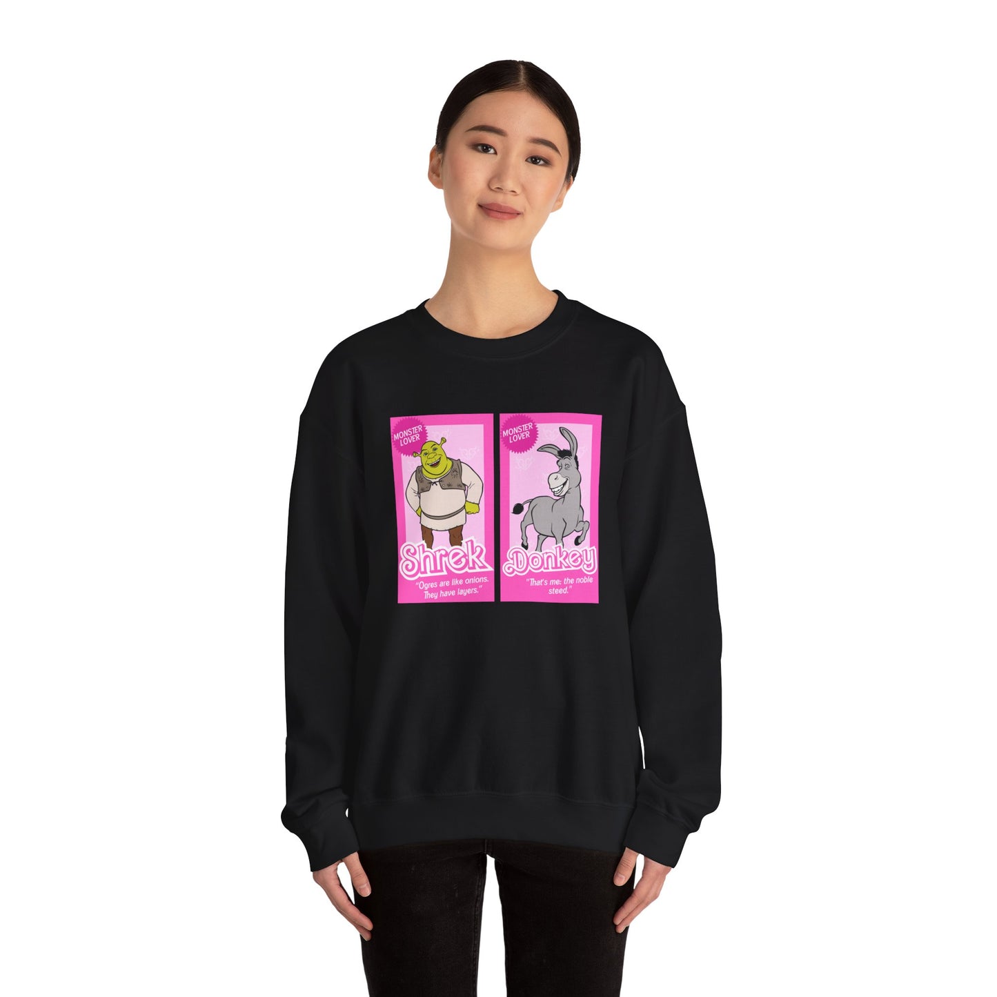 Ogre and Donkey Dolls Unisex Heavy Blend™ Crewneck Sweatshirt