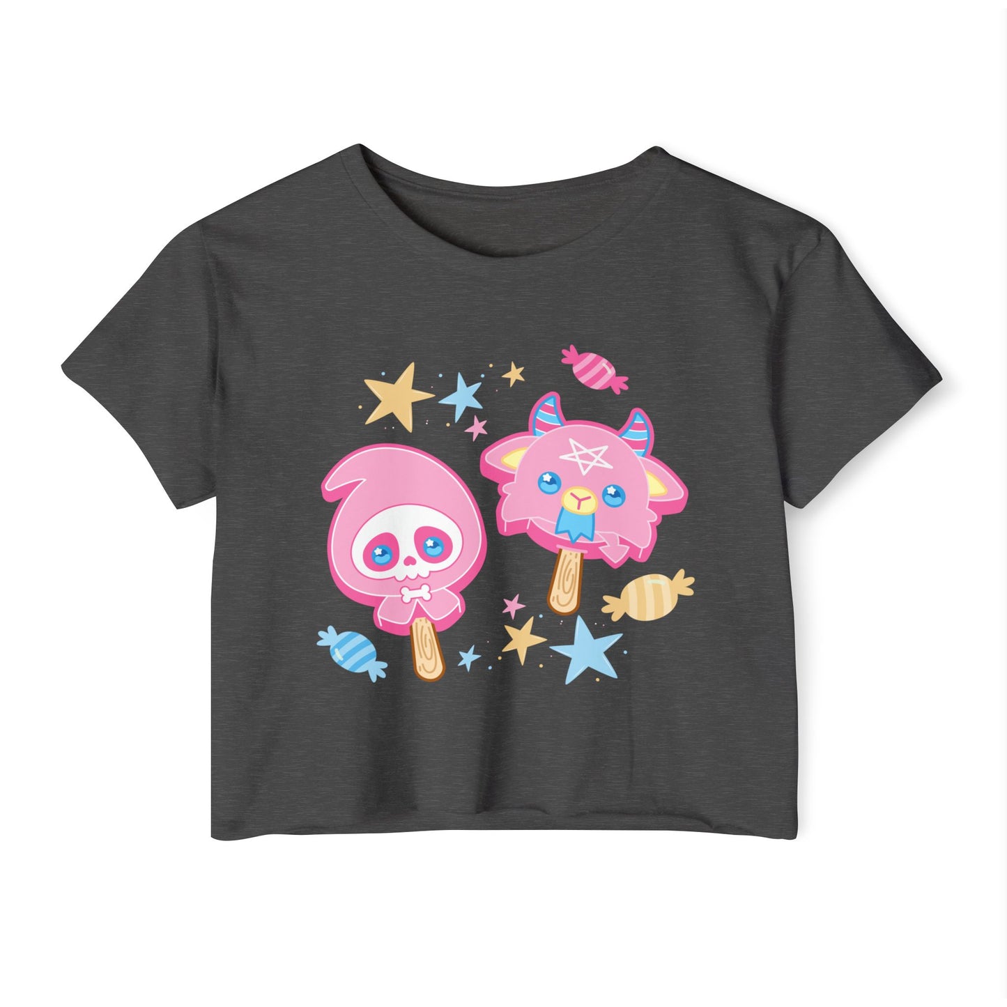 Halloween Treats Pastel Women's Festival Crop Top