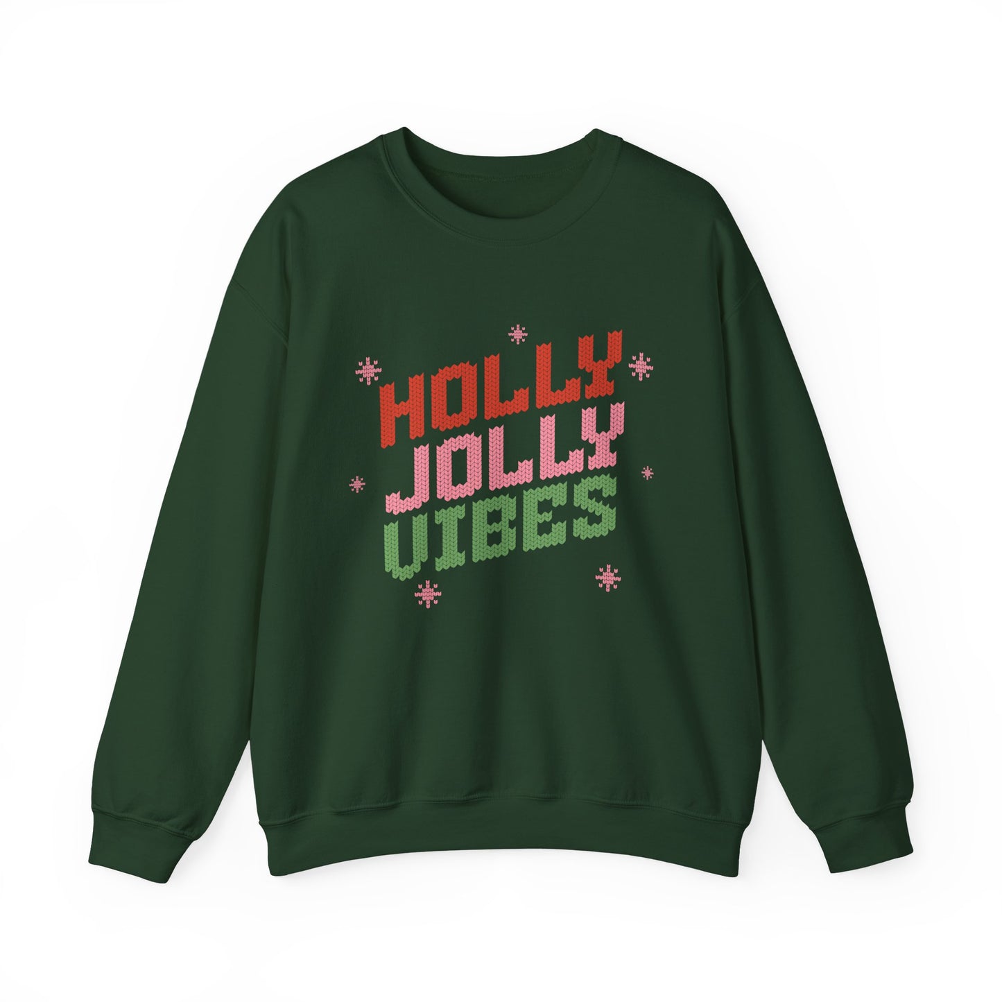Holly Jolly Vibes Unisex Heavy Blend™ Crewneck Sweatshirt