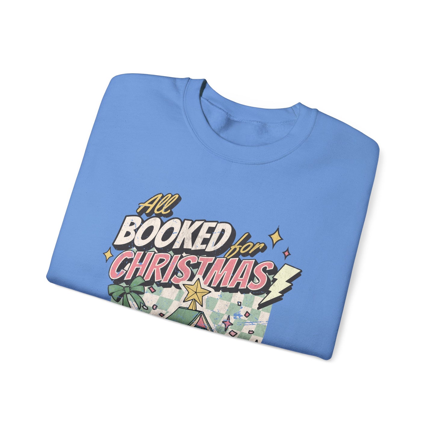 All Booked for Christmas Unisex Heavy Blend™ Crewneck Sweatshirt