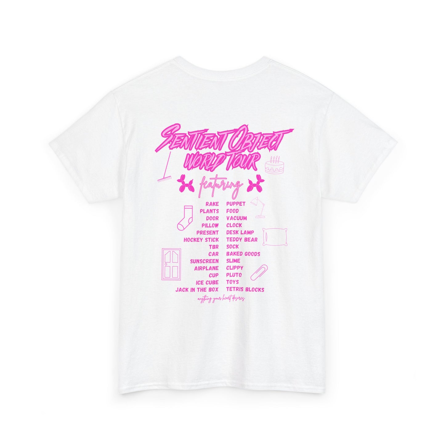 Sentient Object World Tour Unisex Heavy Cotton Tee
