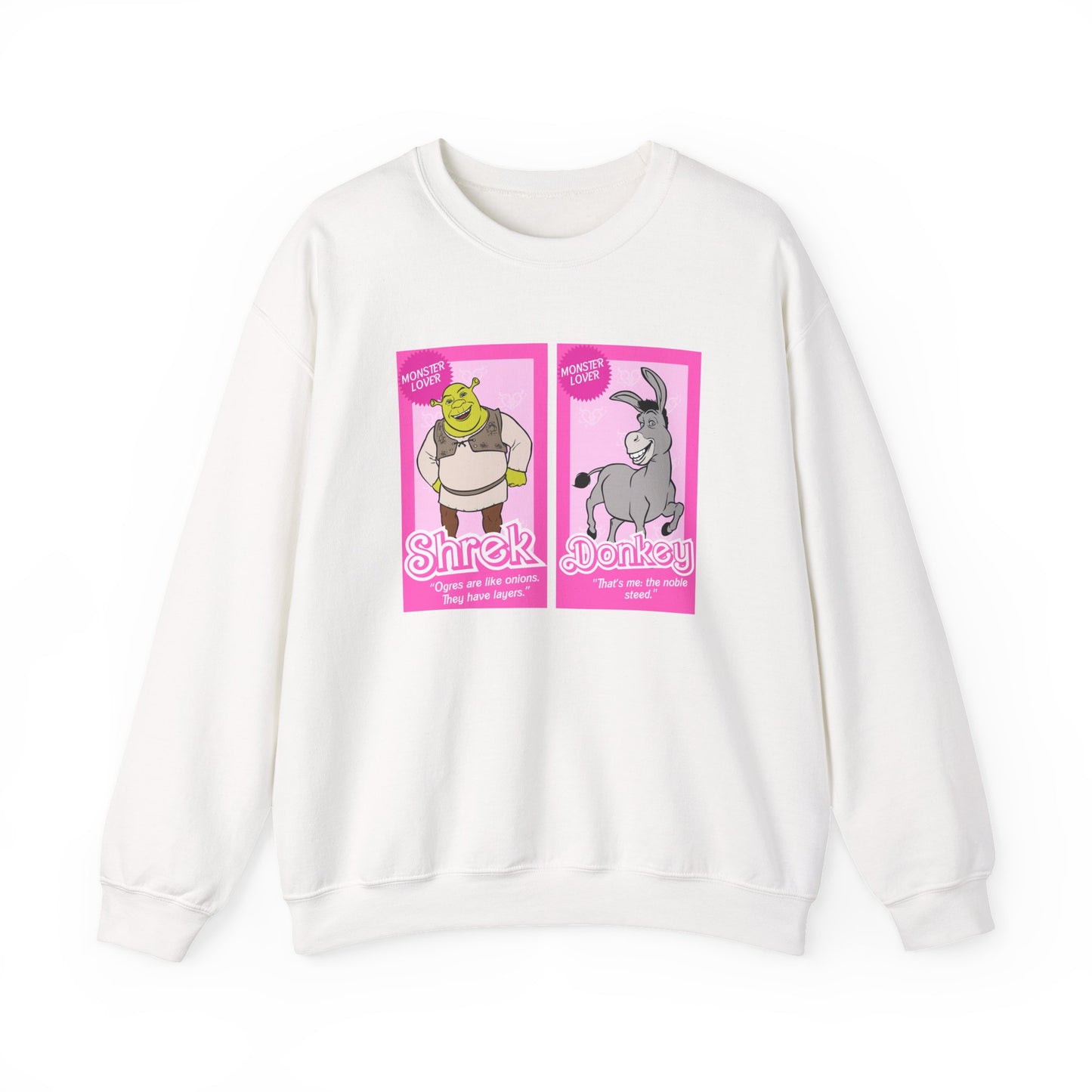 Ogre and Donkey Dolls Unisex Heavy Blend™ Crewneck Sweatshirt