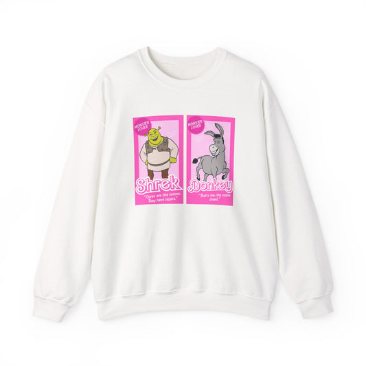 Ogre and Donkey Dolls Unisex Heavy Blend™ Crewneck Sweatshirt