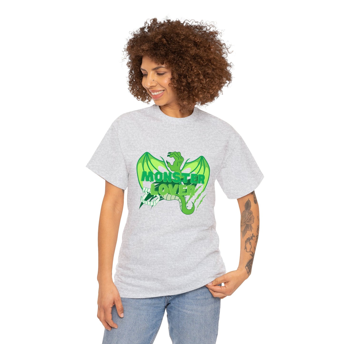 Lucky Green Monster Lover SE Unisex Heavy Cotton Tee