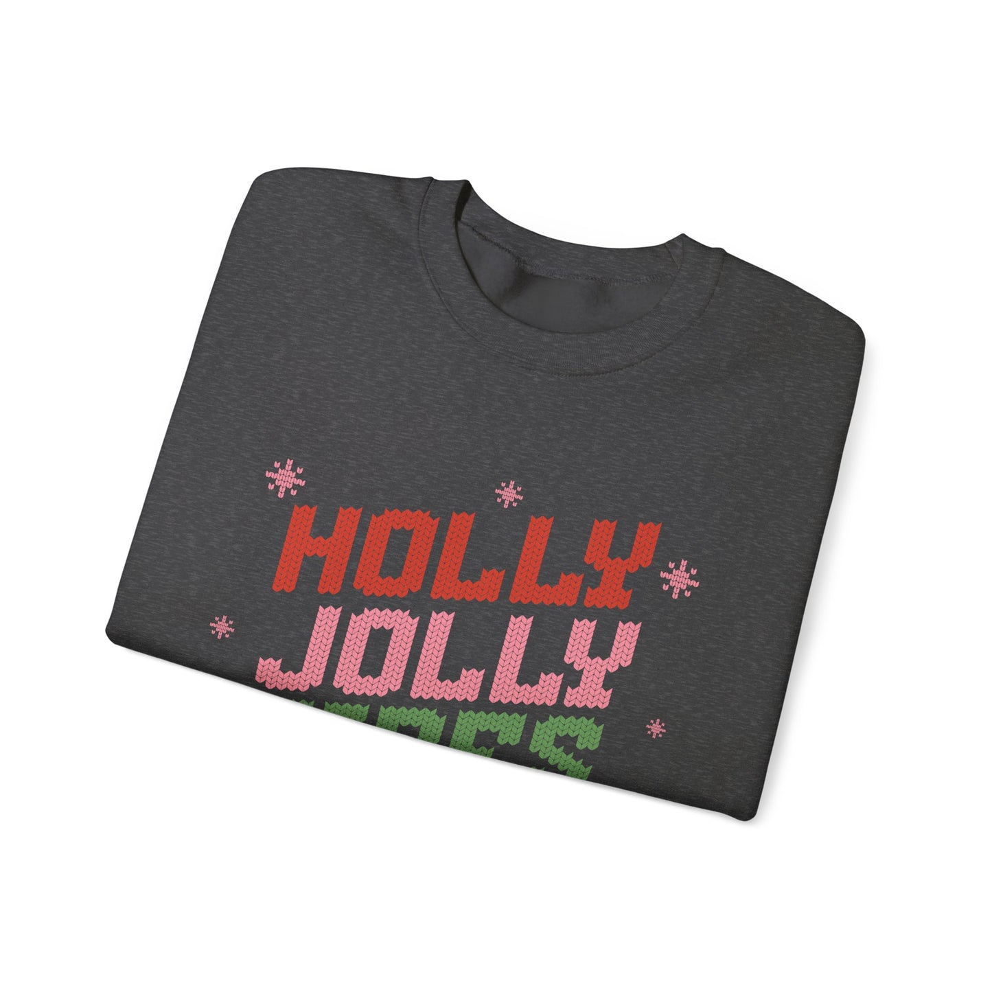 Holly Jolly Vibes Unisex Heavy Blend™ Crewneck Sweatshirt