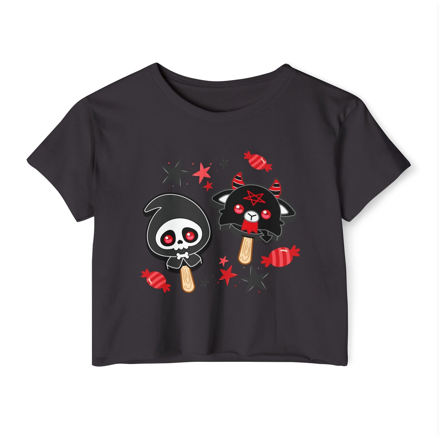 Halloween Treats Women's Festival Crop Top