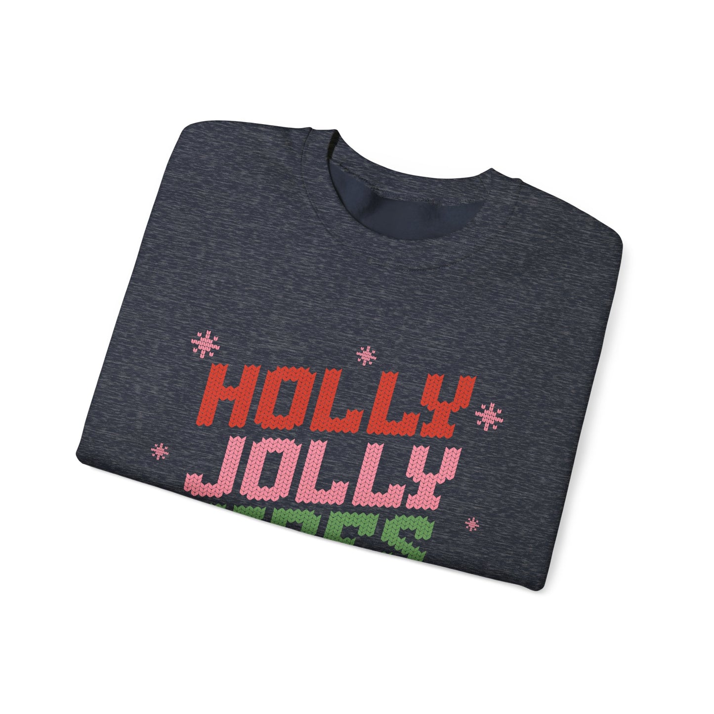 Holly Jolly Vibes Unisex Heavy Blend™ Crewneck Sweatshirt