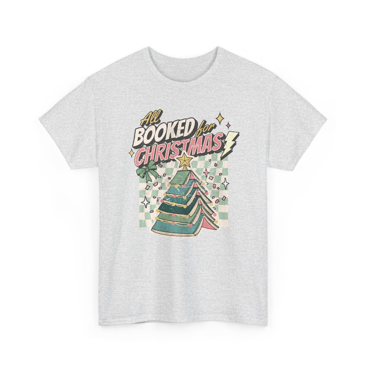 All Booked for Christmas Unisex Heavy Cotton Tee