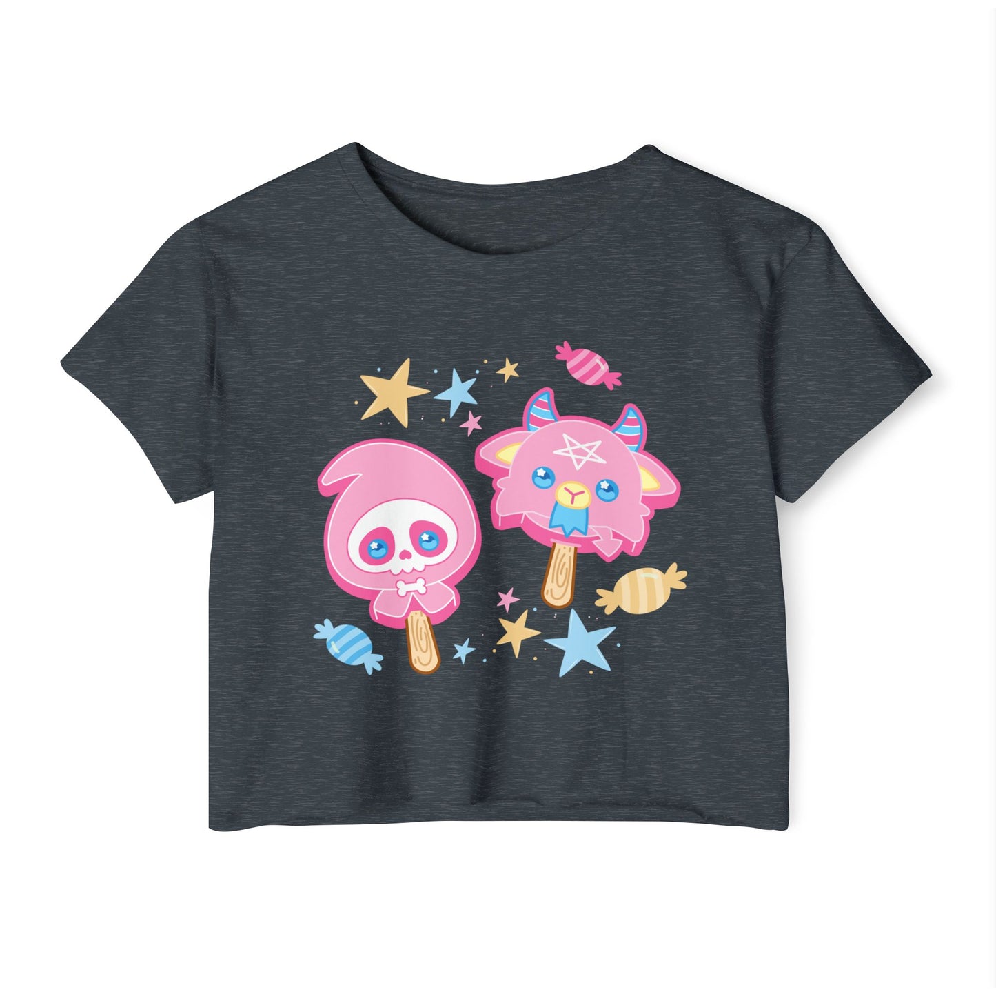 Halloween Treats Pastel Women's Festival Crop Top