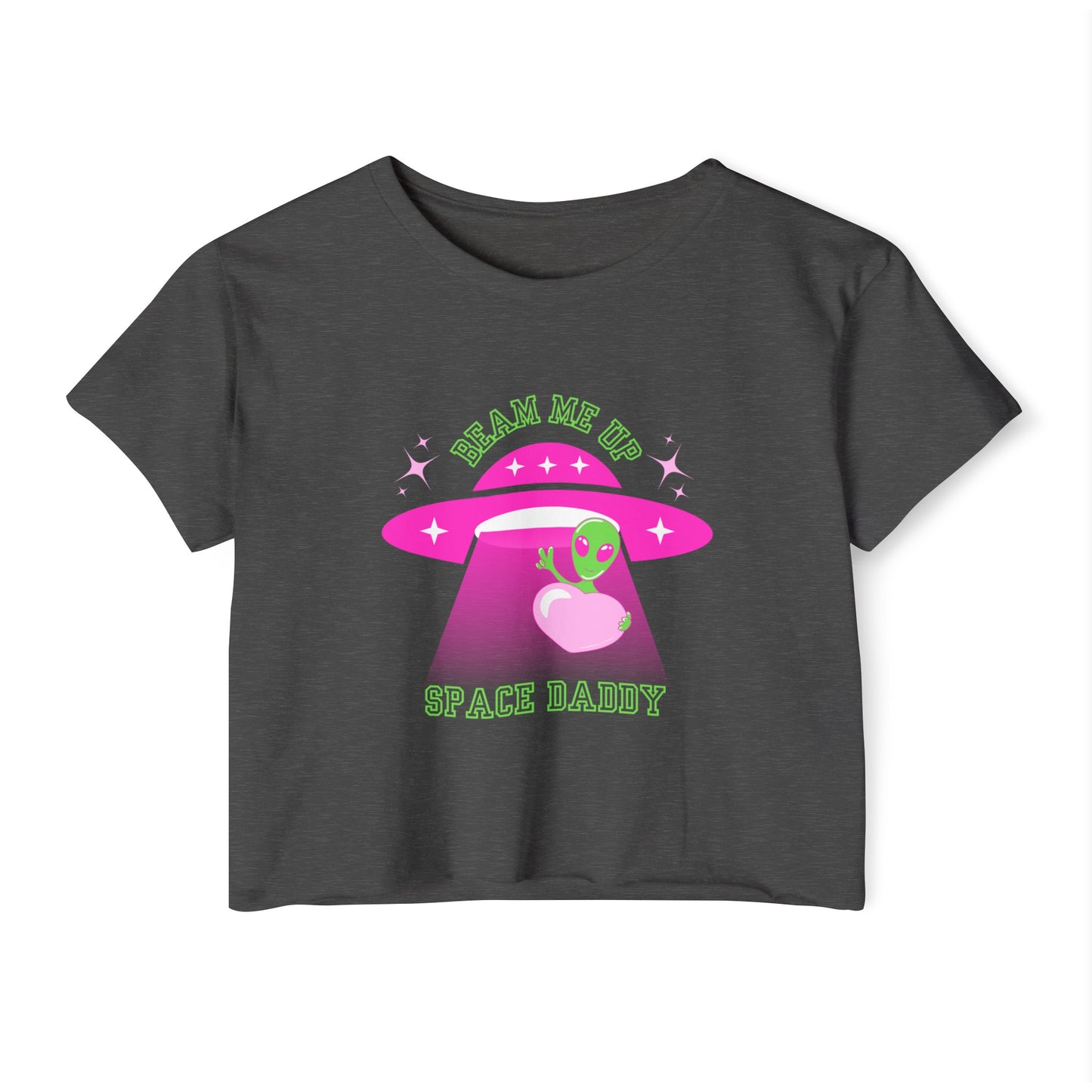 Space Daddy Women's Festival Crop Top