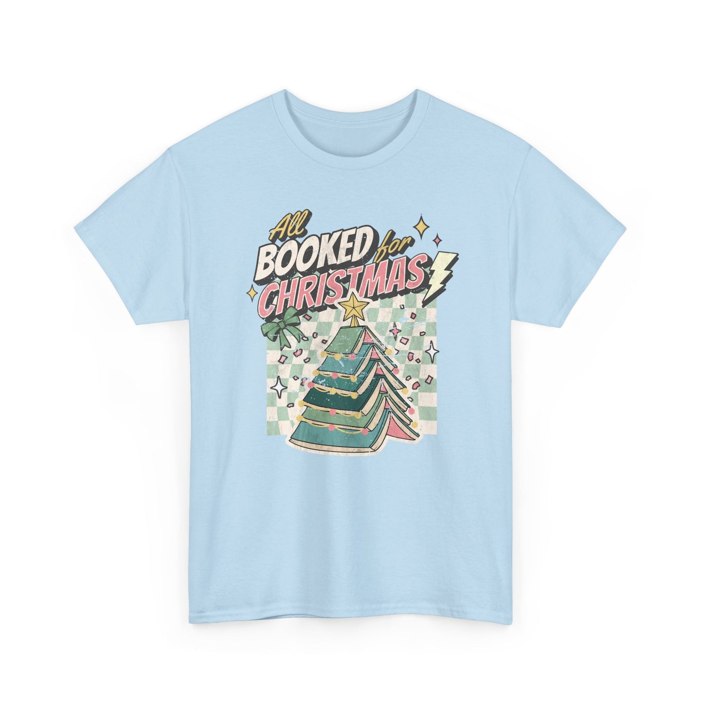 All Booked for Christmas Unisex Heavy Cotton Tee