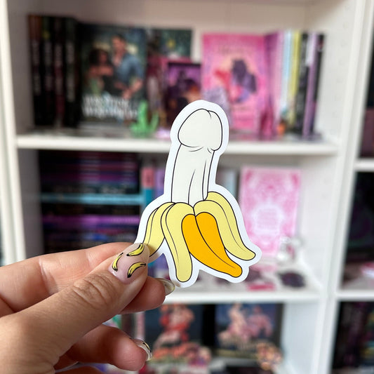 Banana Dong Die Cut Sticker