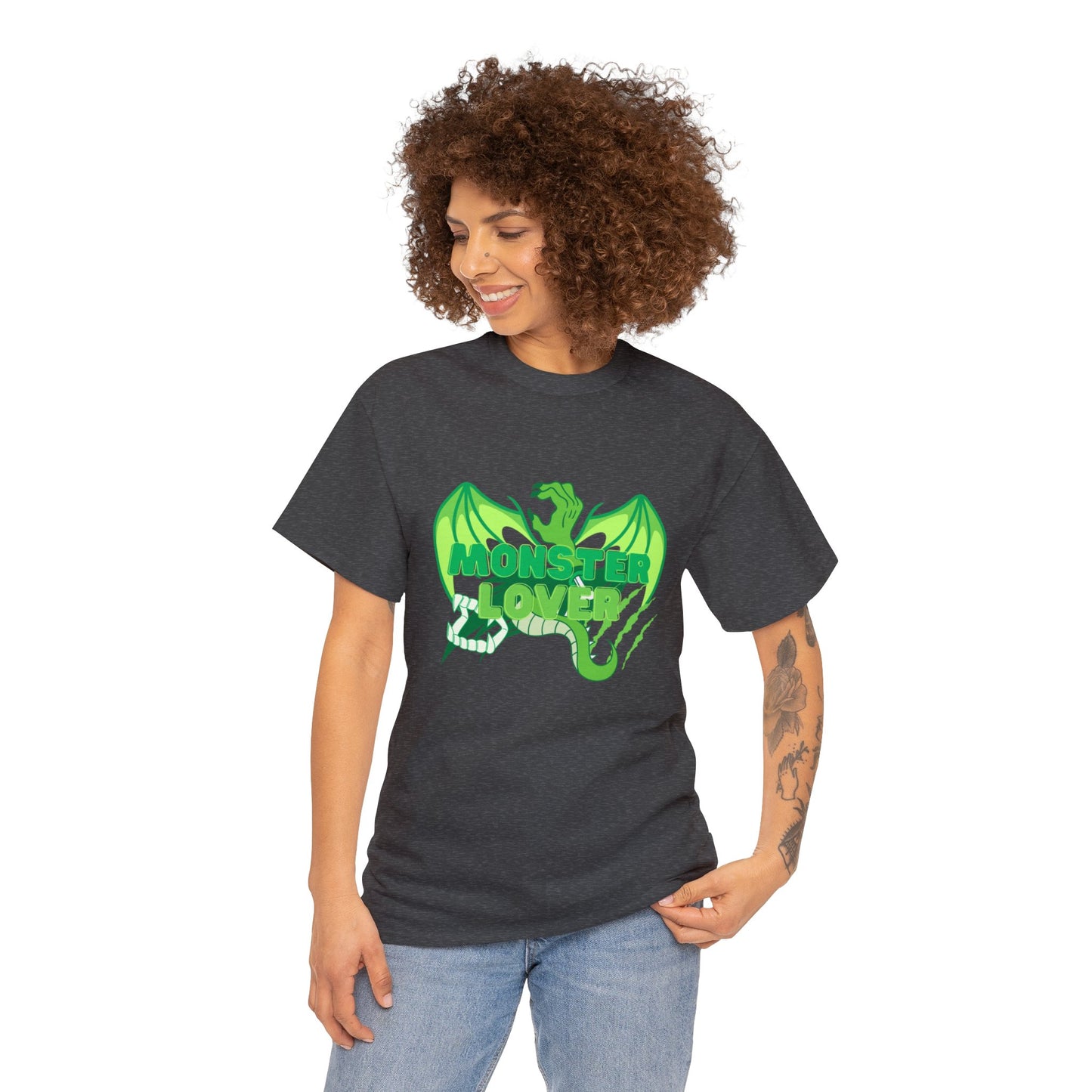 Lucky Green Monster Lover SE Unisex Heavy Cotton Tee