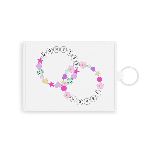 Friendship Bracelet Saffiano Leather Card Holder