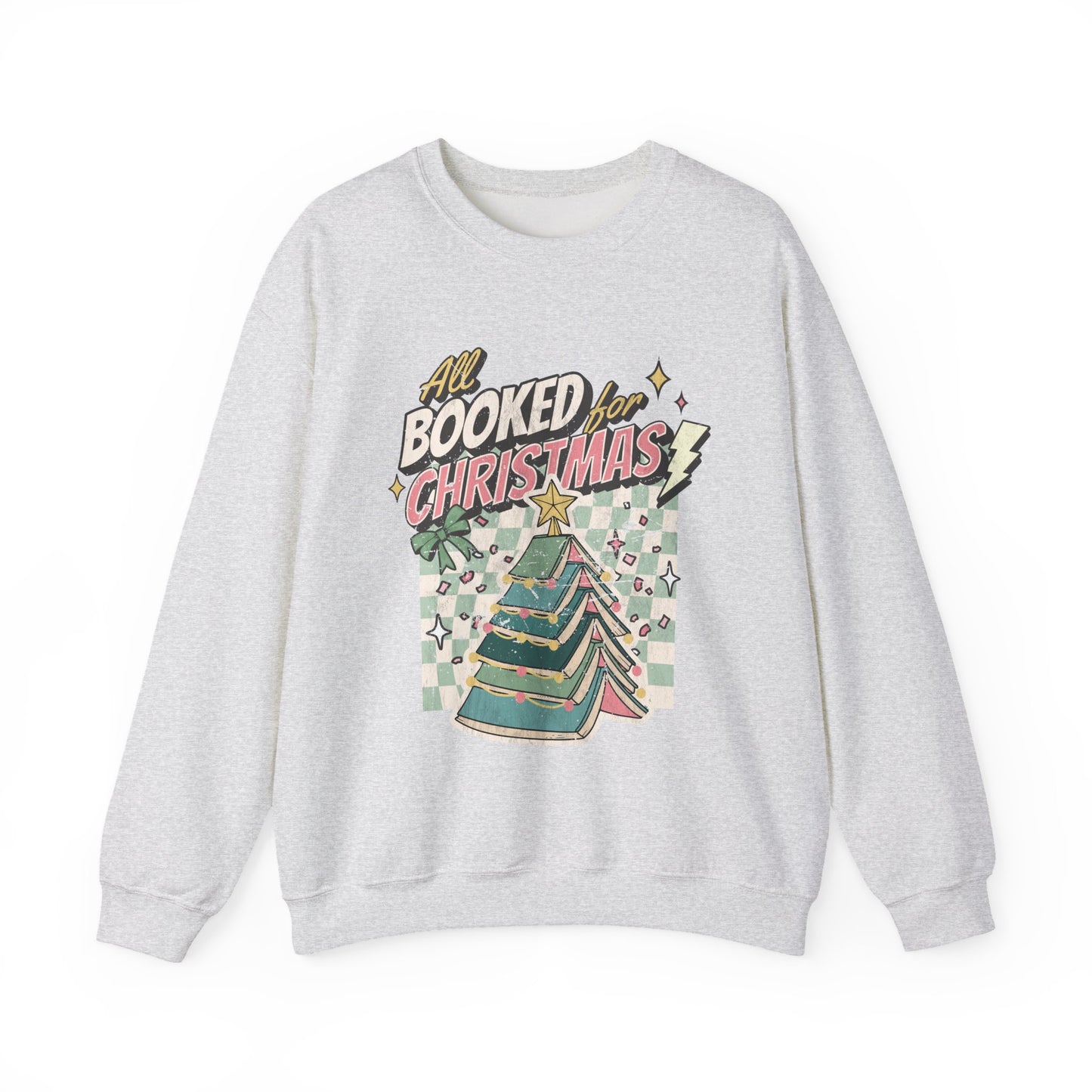All Booked for Christmas Unisex Heavy Blend™ Crewneck Sweatshirt