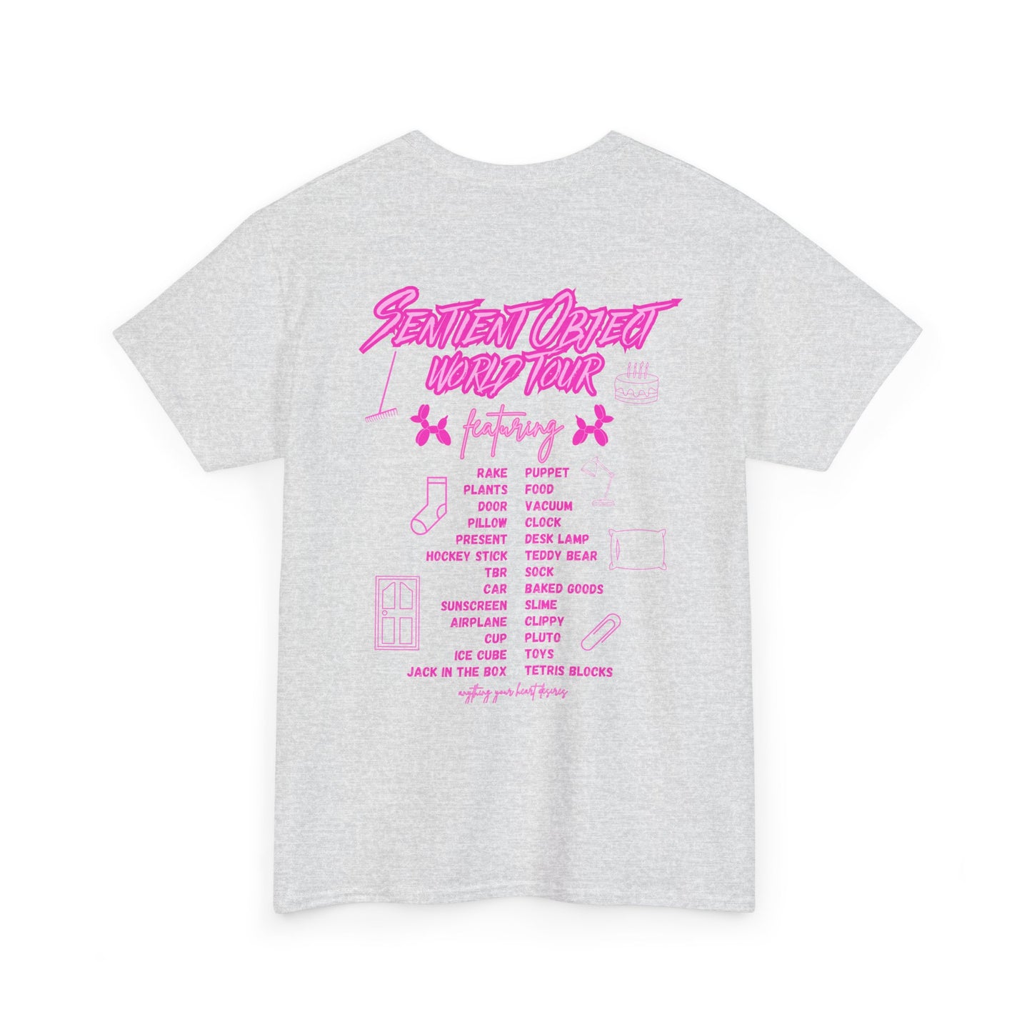 Sentient Object World Tour Unisex Heavy Cotton Tee